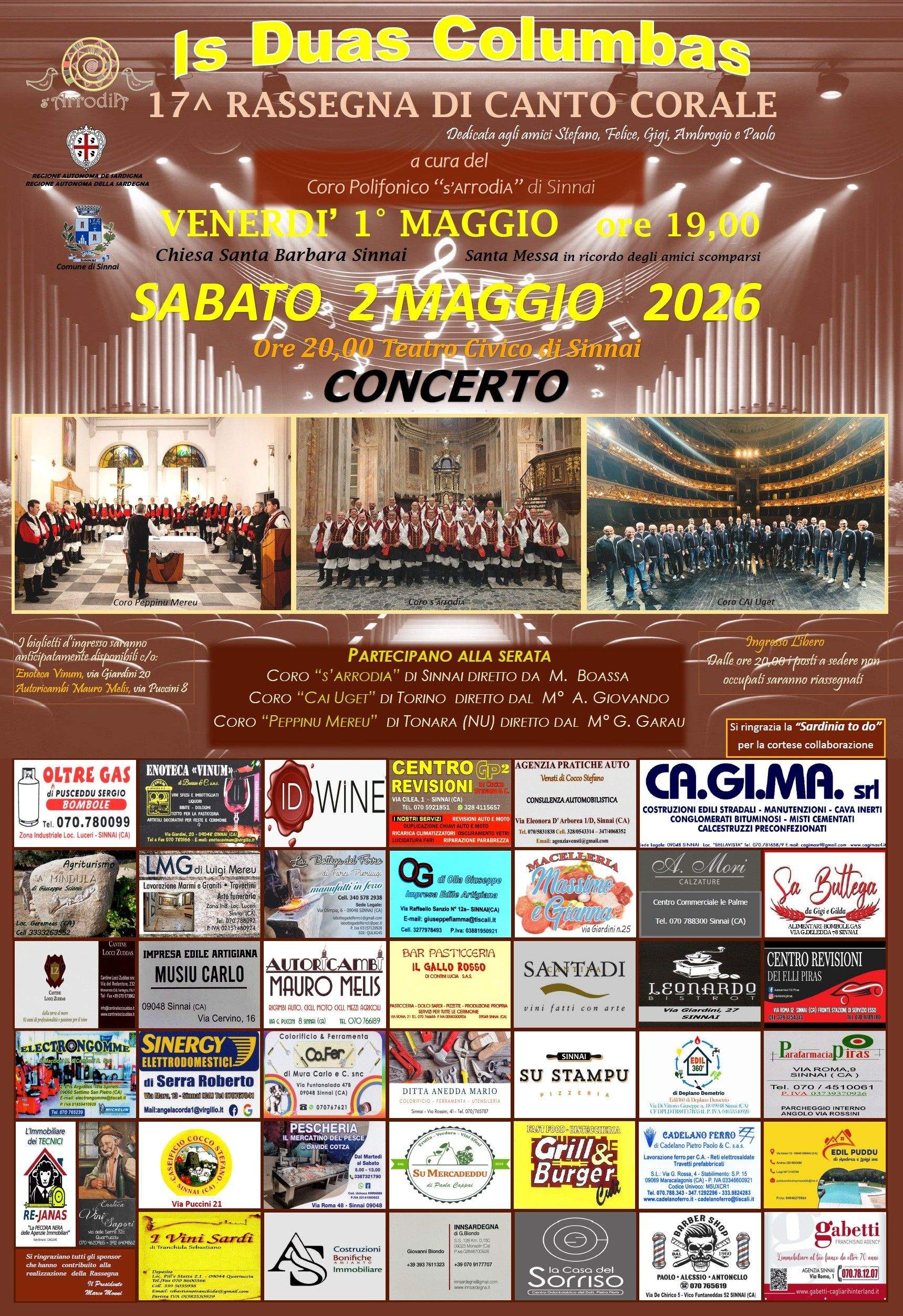 17^ Rassegna "Is Duas Columbas"